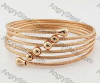 Stainless Steel Wire Bangle KJB450314