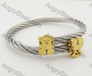 Stainless Steel Wire Bangle KJB450337