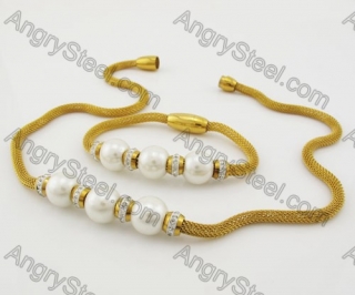 Bracelet and Necklace Set KJS450010