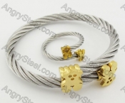 Wire Bracelet and Ring KJS450028