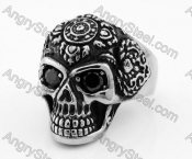 Stainless Steel Skull Ring KJR350346