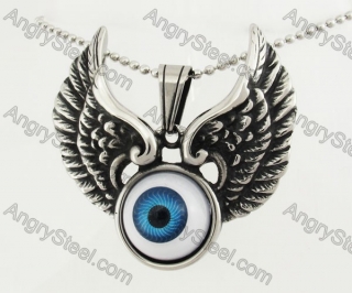 Steel Wings Blue Eyes Pendant KJP350239