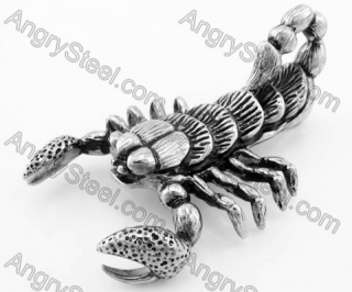 Stainless Steel Scorpion Pendant KJP170721