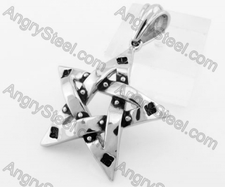 Stainless Steel Star Pendant KJP170742