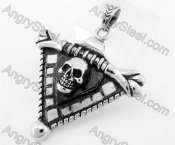 Stainless Steel Skull Pendant KJP170747