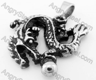 Stainless Steel Dragon Pendant  KJP170749