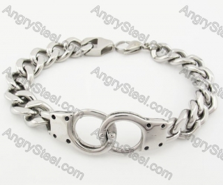 Stainless Steel Handcuffs Bracelet KJB170275