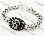 Stainless Steel Skull Bracelet KJB170292