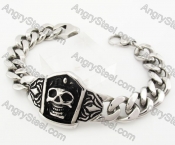 Stainless Steel Skull Bracelet KJB170293