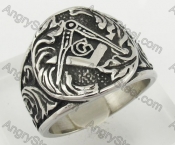 Stainless Steel Masonic Ring KJR090402