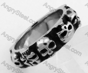 Stainless Steel Skull Ring KJR370586