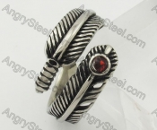 Steel Feather Ring KJR370593