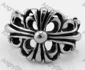 Steel Floral Ring KJR370598