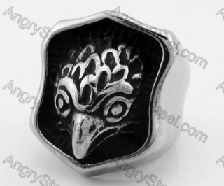 Stainless Steel Eagle Ring KJR370601