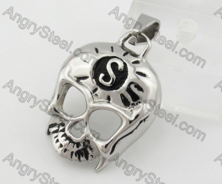 Stainless Steel Skull Pendant KJP330160