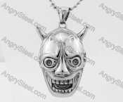 Stainless Steel Devil Pendant KJP780005