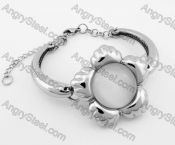 Stainless Steel Flower Bracelet KJB780001