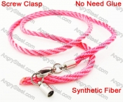 Steel Screw Clasp Synthetic Fiber Chain KJN790066