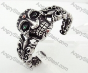 Stainless Steel Skull Bangle KJB350147