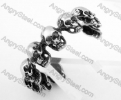 Stainless Steel Skull Bangle KJB350149