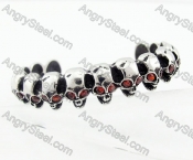 Stainless Steel Skull Bangle KJB350151