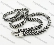 Stainless Steel Necklace KJN370022