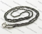 Stainless Steel Necklace KJN370034