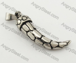 Stainless Steel Tooth Pendant KJP370083