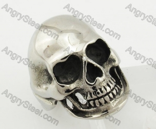 Stainless Steel Skull Ring KJR370610