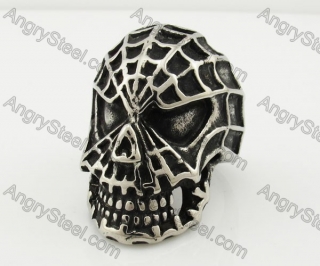 Stainless Steel Skull Ring KJR370619