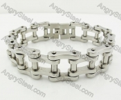 18mm wide Screw Pins Design Steel Bike Chain Bracelet KJB100178