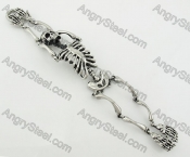 Stainless Steel Skeleton Bracelet KJB360022