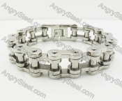 18mm wide Steel Bicycle Chain Bracelet KJB360024