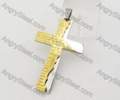 Stainless Steel Cross Pendant KJP051400