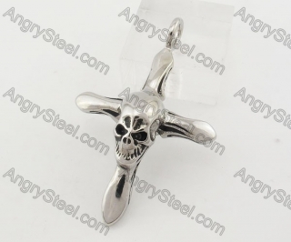 Stainless Steel Skull Pendant KJP051401