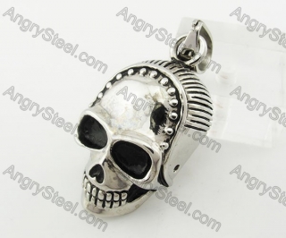 Stainless Steel Skull Pendant KJP200018