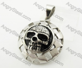 Stainless Steel Skull Pendant KJP200024