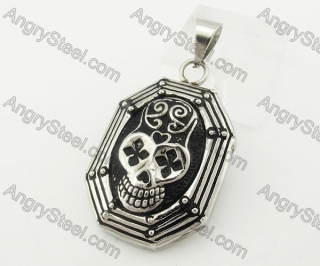 Stainless Steel Skull Pendant KJP200028