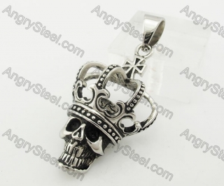 Stainless Steel Skull Pendant KJP200030