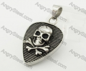 Stainless Steel Skull Pendant KJP200034