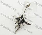 Stainless Steel Skull Pendant KJP200038