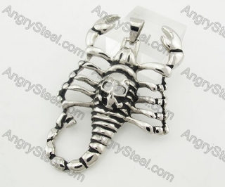 Stainless Steel Scorpion Pendant KJP200049