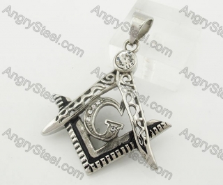 Stainless Steel Masonic Pendant KJP200050