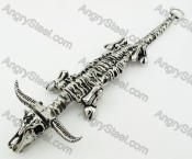 Stainless Steel Cattle Skeleton Bracelet KJB170300