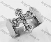 Stainless Steel Skull Ring KJR010333