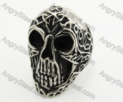 Stainless Steel Skull Ring KJR170039