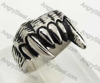 Stainless Steel Teeth Ring KJR170051