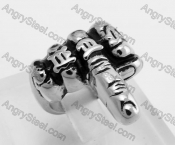 Stainless Steel Middle Finger Ring KJR170055