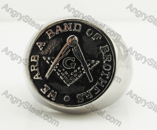 Stainless Steel Masonic Ring KJR350381