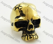 Stainless Steel Skull Ring KJR540016